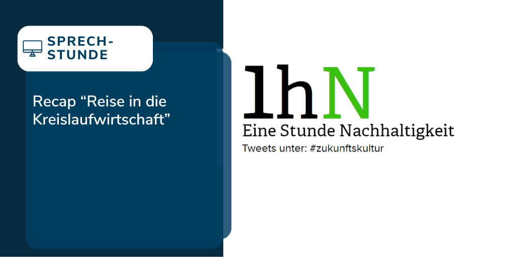 Logo der Sprechstunde 1hN - Eine Stunde Nachhaltigkeit